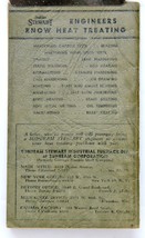 Vintage 1951 Stewart Vest Pocket Heat Treating Data Book 6437 - £15.52 GBP