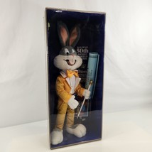 Bugs Bunny 50th Birthday Plush Doll 18&quot; Limited Edition 24K Company w Box 1990 - £38.52 GBP