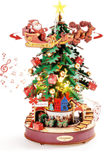 Rolife Christmas Melody Tree Music Box 3D Wooden Puzzle with Light - €58,01 EUR
