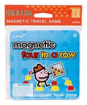 Magnetic Four in a Row Travel Game - Great Table or Travel Game for Hours of Fun - £6.98 GBP