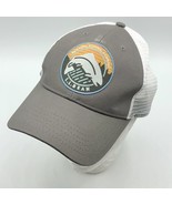 LL Bean Fishing Trout Baseball Circle Logo Patch Hat Snapback Cap Outdoo... - $470.04 MXN