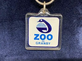 Vintage Souvenir Keyring Zoo De Granby Quebec Canada Keychain Ancien Porte-Clés - £6.23 GBP