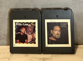 VTG Willie Nelson 8-Track Lot (2) Sings Kristofferson/ One For The Road - £4.52 GBP