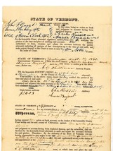 1841 Court Document Signed SB Sibley John F Gregg Thomas Barney Chittend... - $97.01