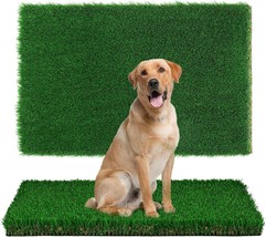 Fake Grass Pee Pad For Dogs -36.2*60.2Inch Washable, Dog Puppy Potty Training Gr - £36.36 GBP