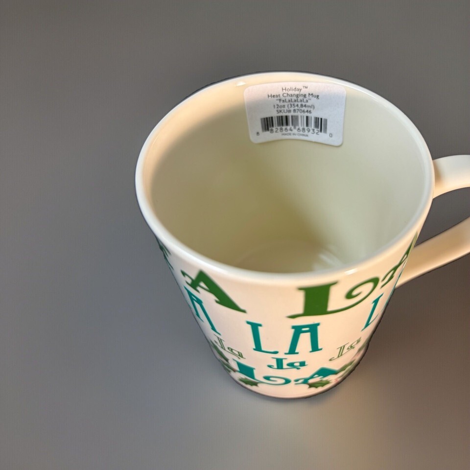 LENOX Holiday Mug 12 oz.  Fa La La La  NEW Item image 2