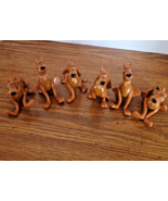 6 Vintage Scooby Doo Figures Toys 1996 Burger King Hannah Barbera Cake Toppers - $8.90