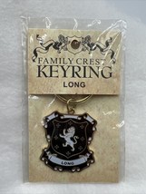 LONG Family Crest Coat of Arms Keyring Keychain - £8.60 GBP