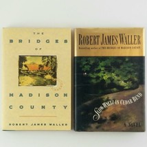 Lot of 2 Books Bridges of Madison County & Slow Waltz in Cedar Bend Waller