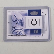 Marvin Harrison 2004 Hot Prospects Draft Rewind #15DR Indianapolis Colts Insert - £7.56 GBP