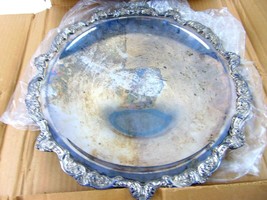 Vintage Poole Silver Co Old English Luncheon Plate 5002 With Box - £38.65 GBP