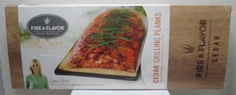 Gena Knox All Natural Cedar Grilling Planks - Lot Of 2 Rectangular 15&quot;X6” - New - £8.37 GBP