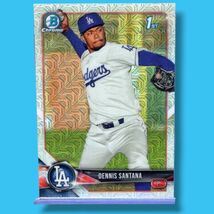 2018 Bowman Chrome Mega Box Prospects Refractor #BCP36 Dennis Santana - $2.99