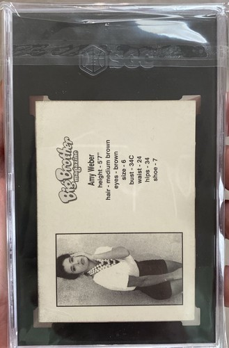 1993 Big Brother Magazine Amy Weber Trading Card SGC 4 Actress WWE Item image 2