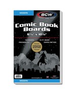 4 packs of 100 (400) BCW 6 ⅝&quot; x 10 ½&quot; Modern Comic White Backing Boards - $98.53 CAD