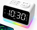 Alarm Clocks For Bedrooms With Radio, Simple Alarm Clock With 8 Colors N... - $44.99