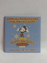 Disney Pin -  Mickey Mouse - Pin Pass Happy Holiday 2003 - £7.71 GBP