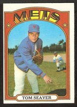 New York Mets Tom Seaver 1972 Topps # 445 VG+/EX - £10.64 GBP