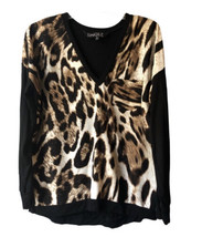 SINGLE Leopard Print Top Size Small - £24.21 GBP