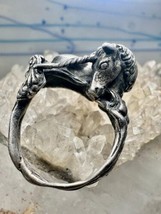 Unicorn ring James Yesberger size 7 horse w horn sterling silver women - £590.51 GBP