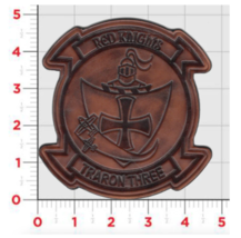 4.5&quot; Navy VT-3 Red Knights Leather Patch - £113.66 GBP