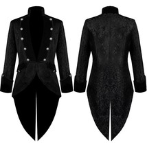   Jacket For Mens Male Vintage Slim Medieval Retro Cosplay Costume Coat Steam Ja - £64.91 GBP