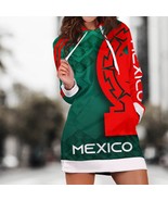 Mexico Soccer 2023 FIFA Women&#39;s World Cup Hoodie Dress - $68.37 CAD