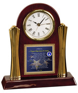Personalized Military Gift Desk Clock USAF Air Force Retirement Army USM... - $129.99
