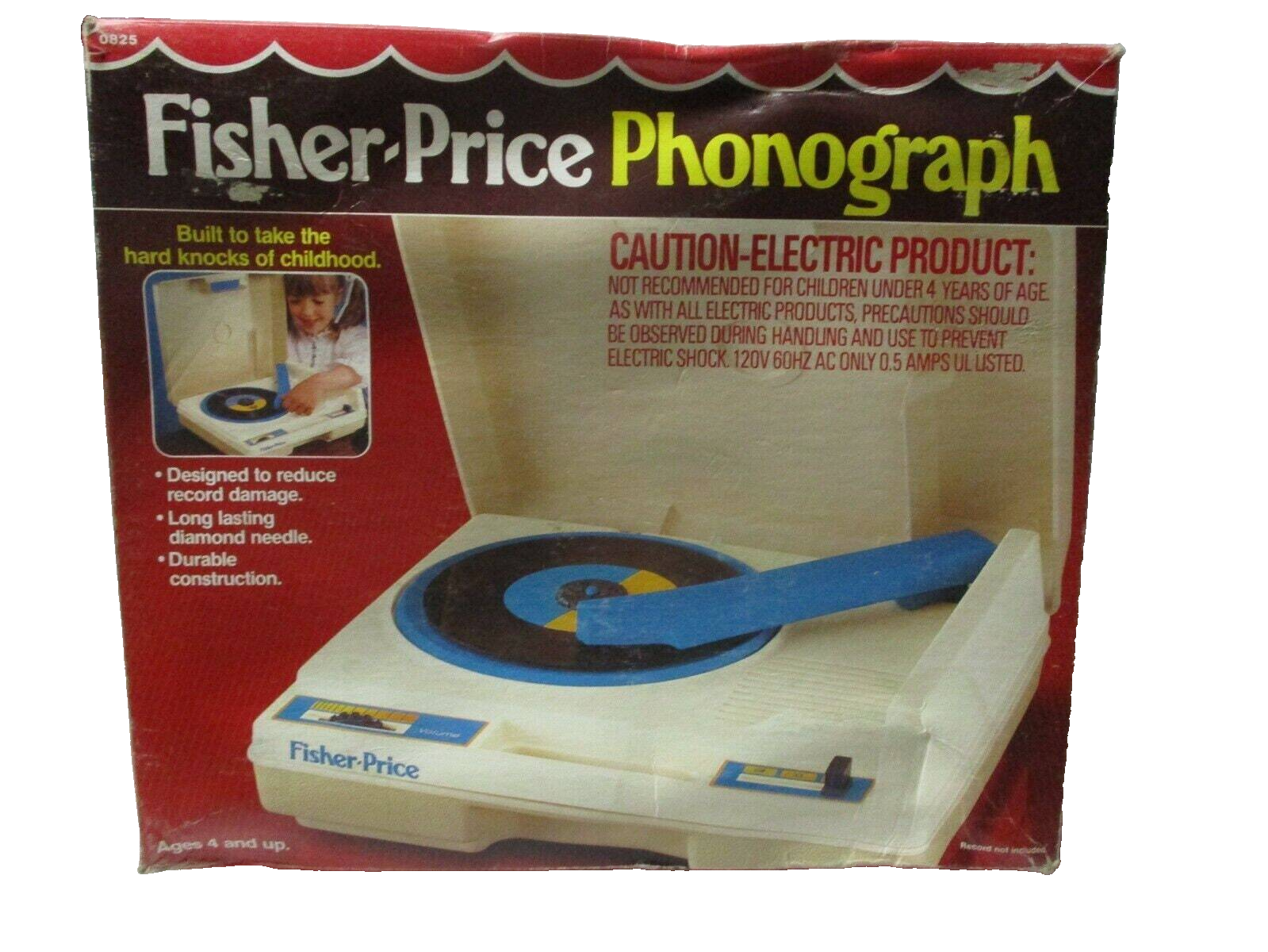 Primary image for Vintage Fisher-price phonograph record player