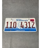 Illinois The Land Of Lincoln License Plate Chicago Springfield Joliet Ma... - $14.85