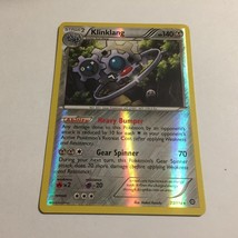 2016 Klinklang Rare Stage 2 Reverse Holo Pokemon Card 73/114 - $50.63 MXN