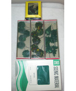 N TRAIN MISCELANEOUS PARTS- See Photos  SEASONAL CHRISTMAS TREES, SCHRUB... - $25.37