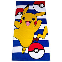 Pokemon Electric Pikachu 30x60 Beach Towel Multi-Color - £19.57 GBP