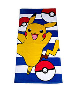 Pokemon Electric Pikachu 30x60 Beach Towel Multi-Color - £19.51 GBP