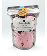 Rose Bath Salts Epsom Salt bath soak therapeutic gift for her body soak - $138.22 MXN