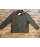 H&amp;M Men&#39;s Regular-fit Chore Military Coat Cotton Twill In Sage Green NWT... - $27.90