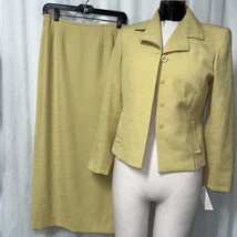 Kasper Women&#39;s Maxi Skirt Suite Maze Gold Size 6 - £39.56 GBP