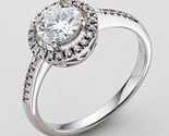 S925 silver women ring 1 carat d moissanite pass diamond test high jewelry wedding thumb155 crop