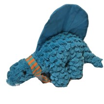 Manhattan Toy Company Orange Blue Dinosaur Plush Stuffed Animal Toy - $14.58