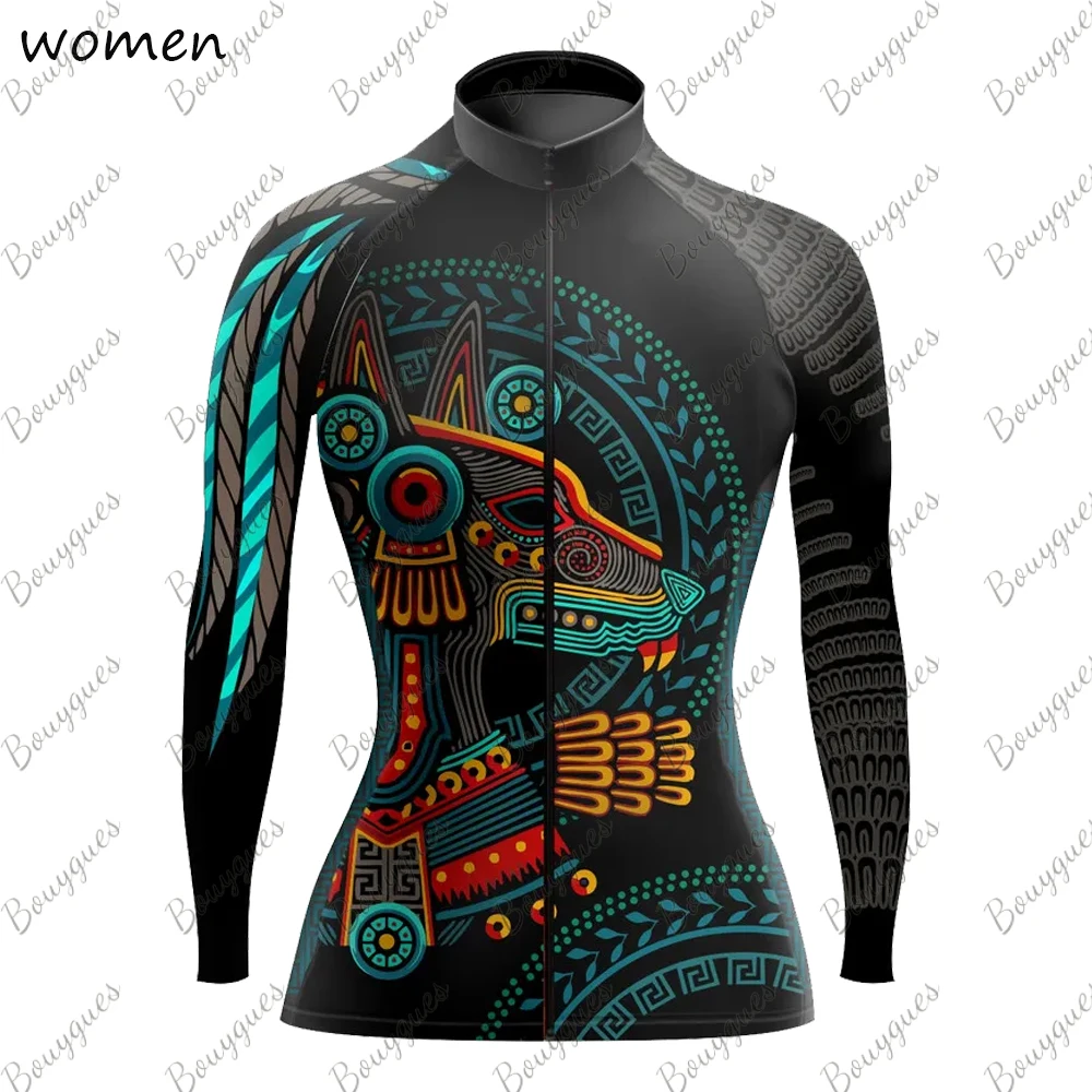 Sporting New 2022 Mexico Cycling  MTB  Bicycle Team Cycling Shirt  Long Sleeve B - £53.04 GBP