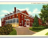 St Joseph Hospital Nashua New Hampshire NH UNP WB Postcard H20 - $2.92