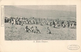 Sud Africa ~Un Zulu DANCE-1900s Nietschmann Tedesco Foto Cartolina - £10.52 GBP