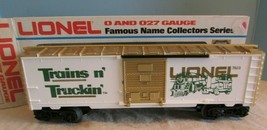 VINTAGE LIONEL 0-O27 GAUGE TRAINS N TRUCKIN GOLD BOX TRAIN CAR W /BOX-6-... - $36.00