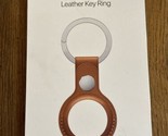 Apple AirTag Leather Key Ring - Saddle Brown - £13.63 GBP