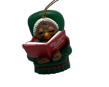 Gibson Greetings Christmas Collectibles Reading Owl Ornament 1995 - £6.23 GBP