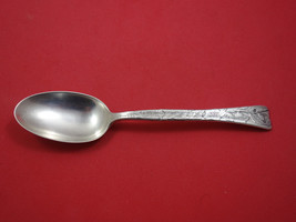 Lap Over Acid Etched by Tiffany &amp; Co. Sterling Silver Teaspoon w/Tea Plant 6&quot; - £203.82 GBP