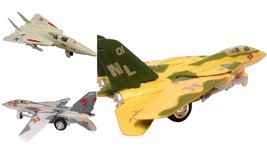 3PC SET: 7&quot; F-14 Tomcat Diecast US Navy Model Fighter Jet Airplane Toy - RM - £43.02 GBP