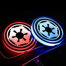 Led Cup Holder Lights Insert Coaster 2PCS Aanlun Wars Galactic Empire Cu... - £23.15 GBP