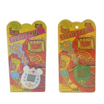 Tamagotchi Vintage 1997 Nekotcha Cat Virtual Pet Giga Raku Japan Version Set x2 - £27.15 GBP