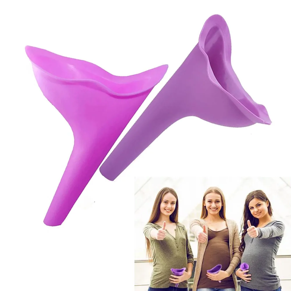 Sign field outdoor travel camping portable female urinal soft silicone urination device thumb200
